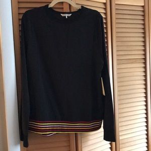 C & C California Split Back Contrast Hem Top